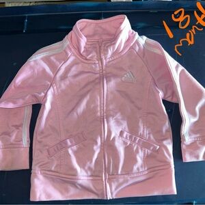 Adidas Light Pink Infant Jacket